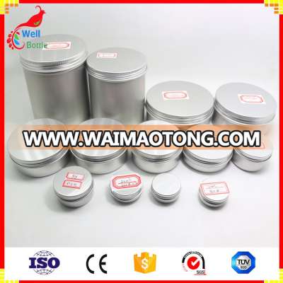 Small round hair pomade tin 5ml 10ml 20ml 25ml 30ml aluminum jar AJ2-59A