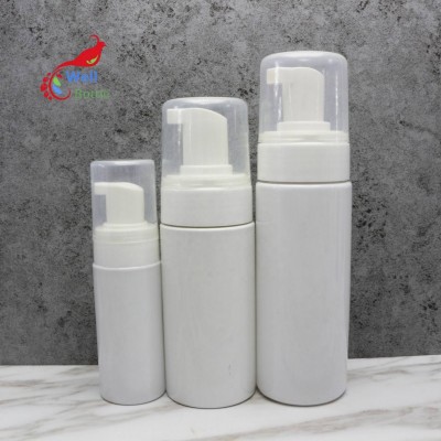 White Foam Pump Dispenser Bottle Foaming Mousse Bottle 50ml 100ml 150ml Foam-34b